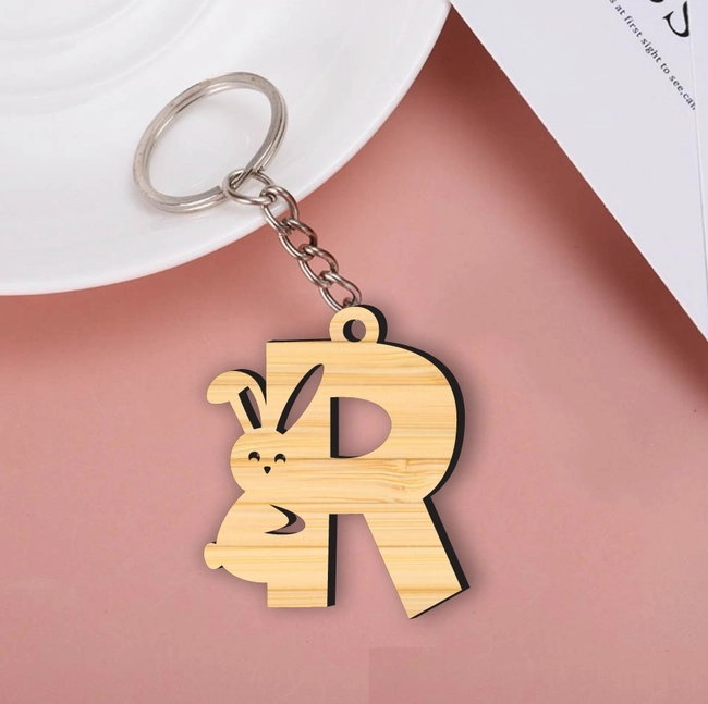 Easter Letter R Keychain L0000443 file cdr and dxf pdf free vector download for laser cut 5 Easter Letter R Keychain L0000443 file cdr and dxf pdf free vector download for laser cut