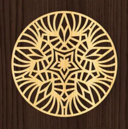 Mandala L0000428 file cdr and dxf pdf free vector download for laser cut