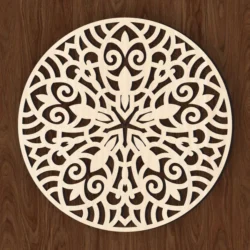 Mandala L0000437 file cdr and dxf pdf free vector download for laser cut