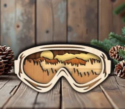 Multilayer Eyeglasses L0000452 file cdr and dxf pdf free vector download for laser cut