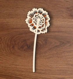 September Birth Marigold L0000434 file cdr and dxf pdf free vector download for laser cut