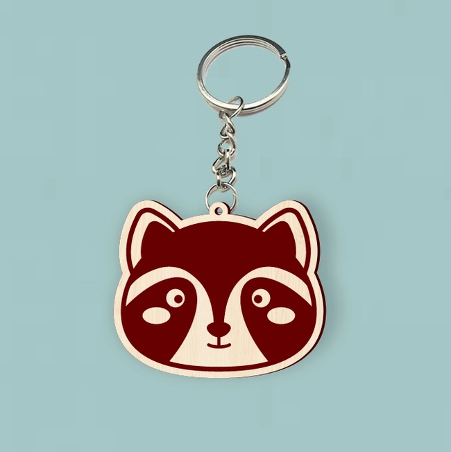 Animal Face Keychain L0000482 file cdr and dxf pdf free vector download for laser cut 5 Animal Face Keychain L0000482 file cdr and dxf pdf free vector download for laser cut