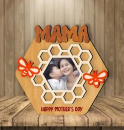 Bee Hive Мother’s Day Photo Magnets L0000666 file cdr and dxf pdf free vector download for laser cut