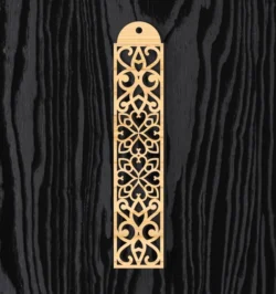 Bookmark L0000644 file cdr and dxf pdf free vector download for laser cut