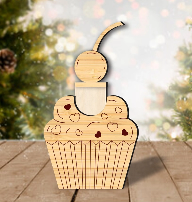 cake gift card holder l0000531 file cdr and dxf pdf free vector download for laser cut