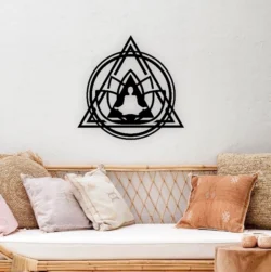 Circle Meditation Wall Decor L0000682 file cdr and dxf free vector download for laser cut plasma