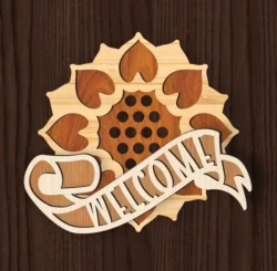 Door Hanger L0000595 file cdr and dxf pdf free vector download for laser cut