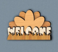 Door Hanger L0000596 file cdr and dxf pdf free vector download for laser cut