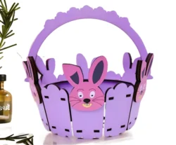 Easter basket E0024855 file cdr and dxf pdf free vector download for laser cut
