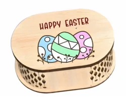 Easter box E0024871 file cdr and dxf pdf free vector download for laser cut