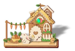 Easter standing E0024853 file cdr and dxf pdf free vector download for laser cut