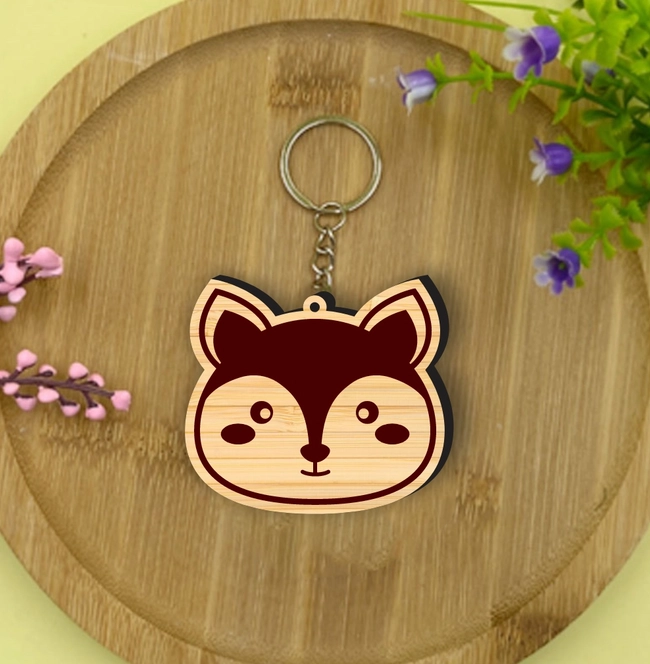 Fox Face Keychain L0000468 file cdr and dxf pdf free vector download for laser cut 5 Fox Face Keychain L0000468 file cdr and dxf pdf free vector download for laser cut