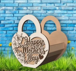 Gift box E0024883 file cdr and dxf free vector download for laser engraving machines