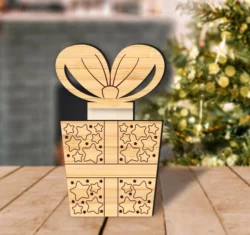 Gift Card Holder L0000529 file cdr and dxf pdf free vector download for laser cut