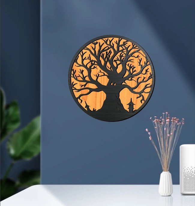 Halloween Tree L0000500 file cdr and dxf free vector download for laser cut plasma 5 Halloween Tree L0000500 file cdr and dxf free vector download for laser cut plasma
