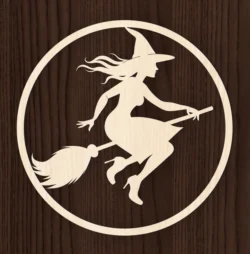 Halloween Witch L0000499 file cdr and dxf pdf free vector download for laser cut