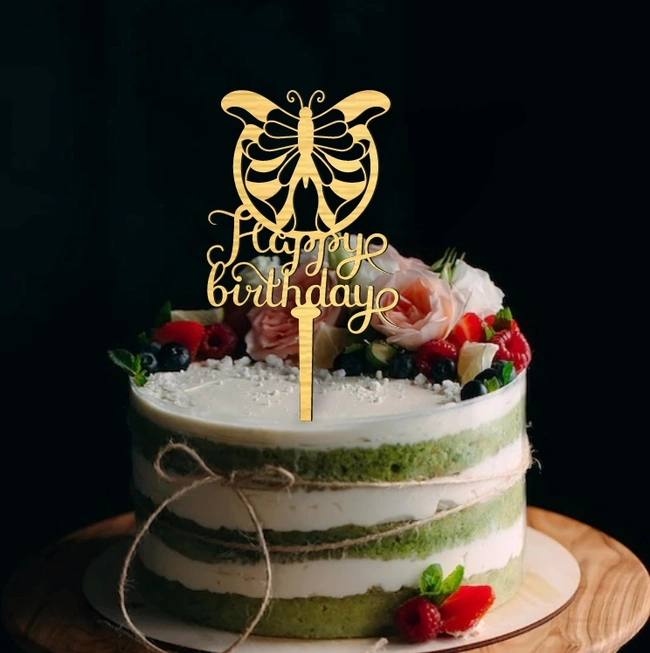 happy birthday topper l0000590 file cdr and dxf pdf free vector download for laser cut