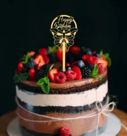 Happy Birthday Topper L0000591 file cdr and dxf pdf free vector download for laser cut