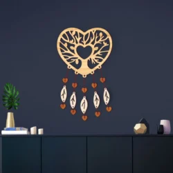 Heart Dream Catcher L0000557 file cdr and dxf pdf free vector download for laser cut