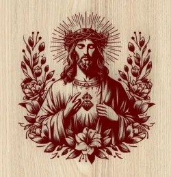 Jesus L0000674 file cdr and dxf free vector download for laser engraving machines