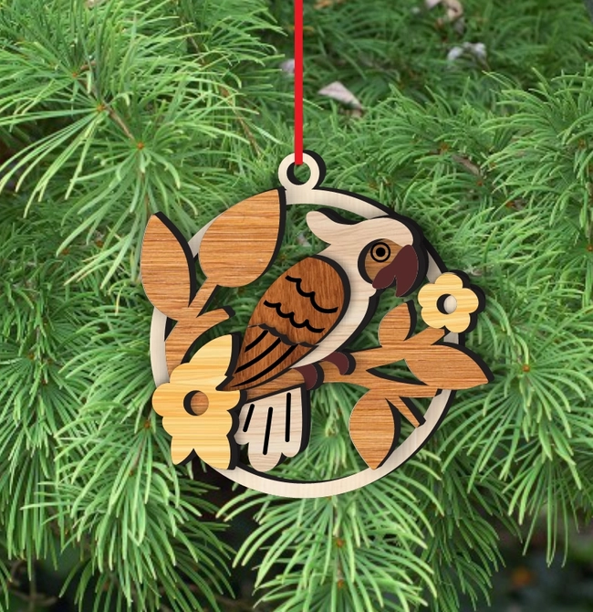 Macaw Ornament L0000474 file cdr and dxf pdf free vector download for laser cut 5 Macaw Ornament L0000474 file cdr and dxf pdf free vector download for laser cut