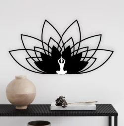 Meditation Yoga Wall Decor L0000685 file cdr and dxf free vector download for laser cut plasma