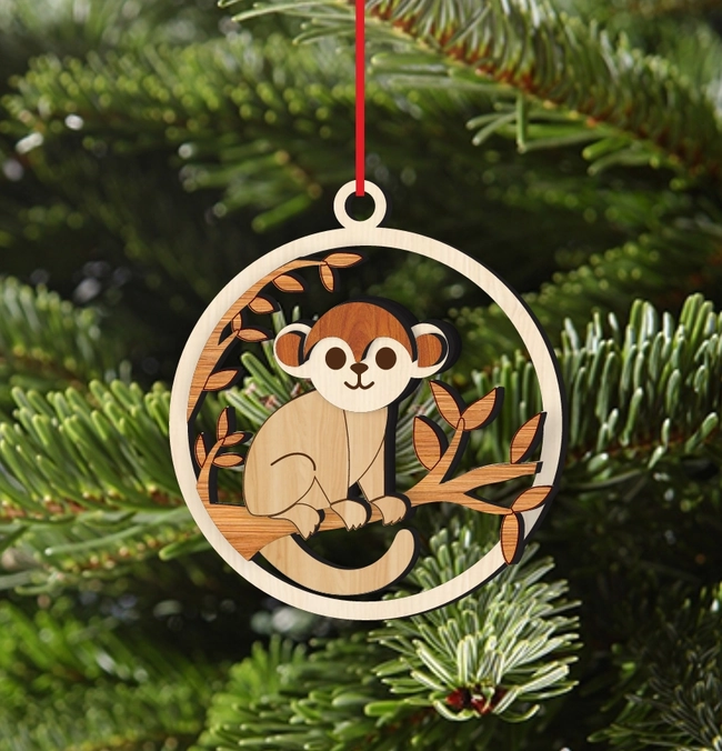 Monkey Ornament L0000469 file cdr and dxf pdf free vector download for laser cut 5 Monkey Ornament L0000469 file cdr and dxf pdf free vector download for laser cut