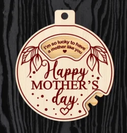 Mother’s Day Ornament L0000475 file cdr and dxf pdf free vector download for laser cut