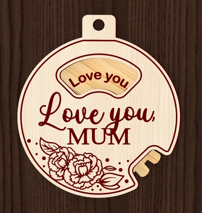 Mother's Day Ornament L0000476 file cdr and dxf pdf free vector download for laser cut 5 Mother's Day Ornament L0000476 file cdr and dxf pdf free vector download for laser cut