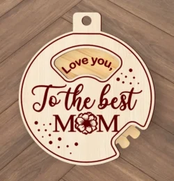 Mother’s Day Ornament L0000478 file cdr and dxf pdf free vector download for laser cut