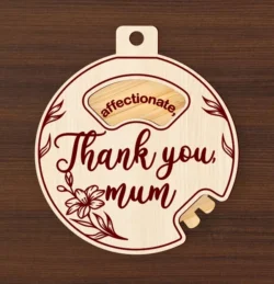 Mother’s Day Ornament L0000484 file cdr and dxf pdf free vector download for laser cut