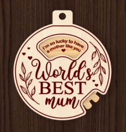 Mother’s Day Ornament L0000490 file cdr and dxf pdf free vector download for laser cut