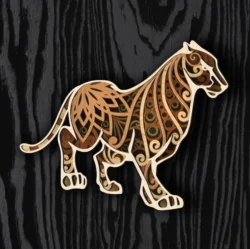 Multilayer Puma L0000629 file cdr and dxf pdf free vector download for laser cut