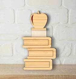 Teacher Gift Card Holder L0000649 file cdr and dxf pdf free vector download for laser cut