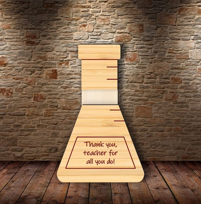 test tube teacher gift card holder l0000652 file cdr and dxf pdf free vector download for laser cut