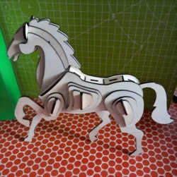 3D Horse E0024943 file cdr and dxf pdf free vector download for laser cut