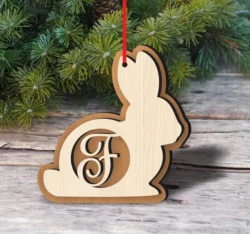 Alphabet F Easter Sign L0000803 file cdr and dxf pdf free vector download for laser cut