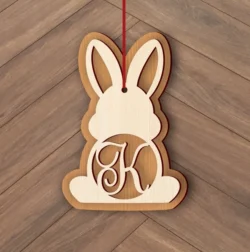 Alphabet K Easter Sign L0000775 file cdr and dxf pdf free vector download for laser cut