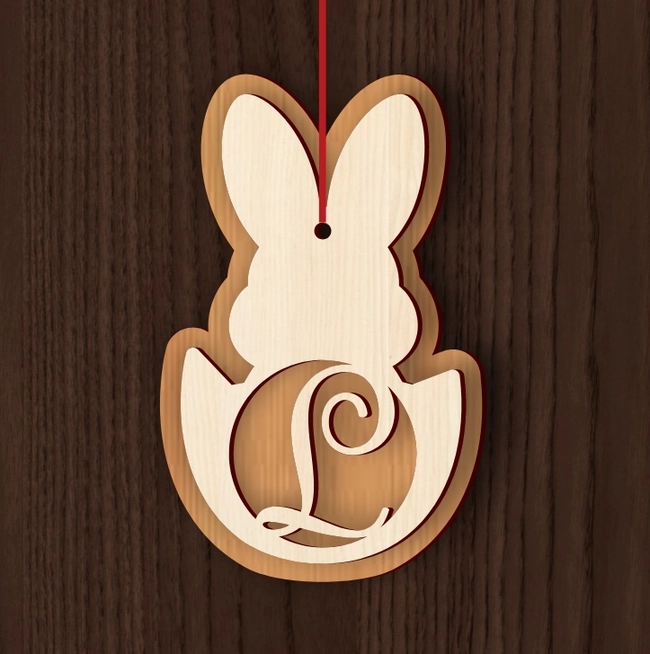 alphabet l easter sign l0000776 file cdr and dxf pdf free vector download for laser cut