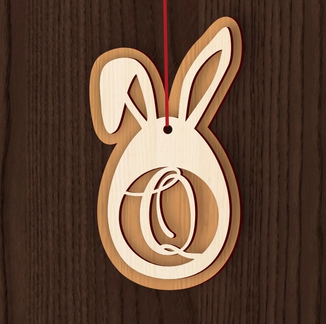 alphabet q easter sign l0000764 file cdr and dxf pdf free vector download for laser cut
