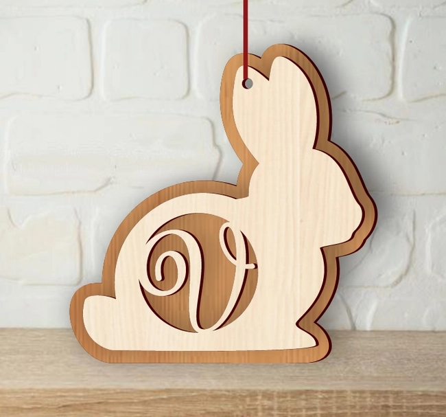 alphabet v easter sign l0000745 file cdr and dxf pdf free vector download for laser cut