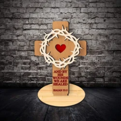 Cross Christian Standing L0000825 file cdr and dxf pdf free vector download for laser cut