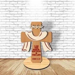 Cross Christian Standing L0000826 file cdr and dxf pdf free vector download for laser cut