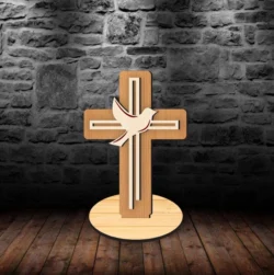 Cross Christian Standing L0000845 file cdr and dxf pdf free vector download for laser cut
