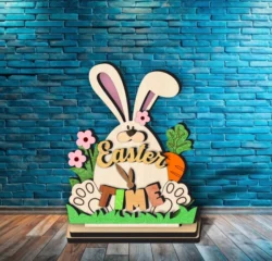 Easter Time Stand L0000818 file cdr and dxf pdf free vector download for laser cut