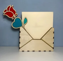 Happy mother’s day wooden card E0024909 file cdr and dxf free vector download for laser cut