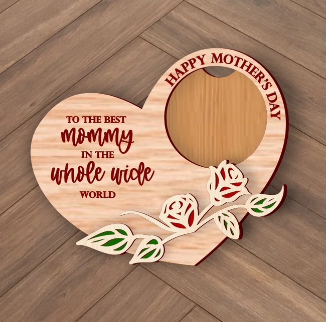 heart mother day card l0000756 file cdr and dxf pdf free vector download for laser cut