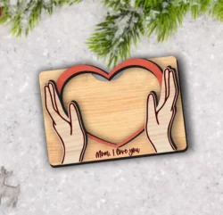 Mother Day Card L0000751 file cdr and dxf pdf free vector download for laser cut