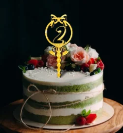 Number 2 Cake Topper L0000763 file cdr and dxf pdf free vector download for laser cut
