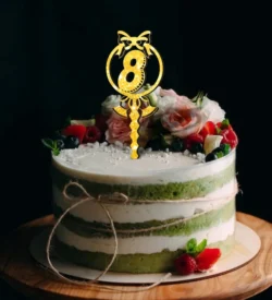 Number 8 Cake Topper L0000783 file cdr and dxf pdf free vector download for laser cut